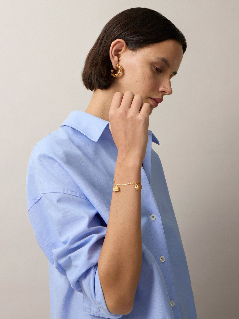 Mulberry Charm Bracelet (Gold)