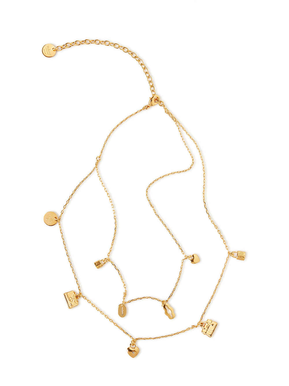 Mulberry Charm Necklace (Gold)