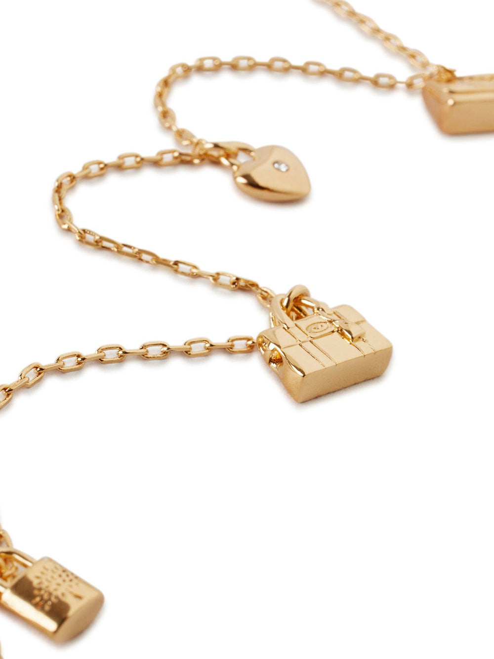 Mulberry Charm Necklace (Gold)