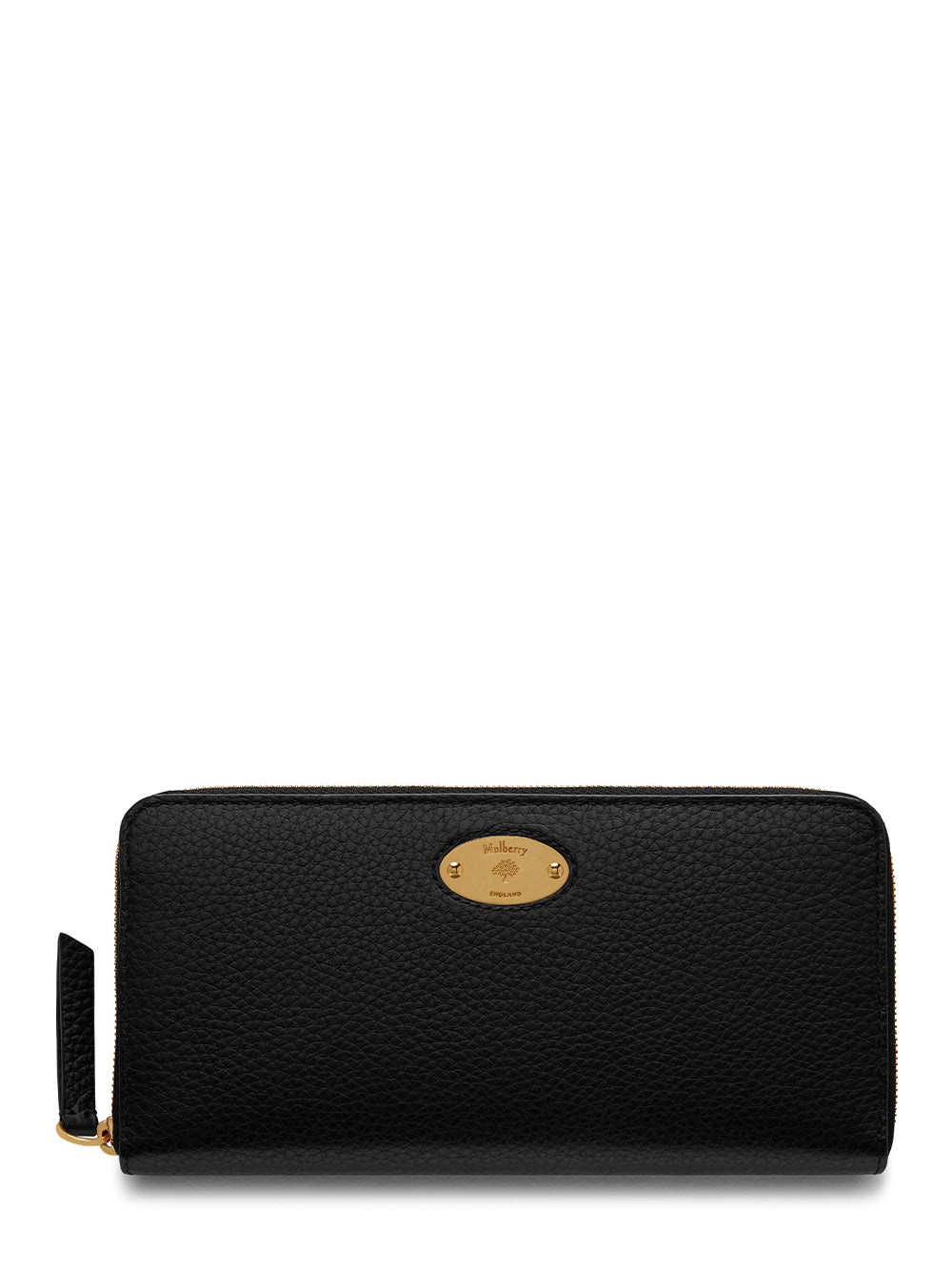 Plaque 8 Credit Card Zip Purse (Black)