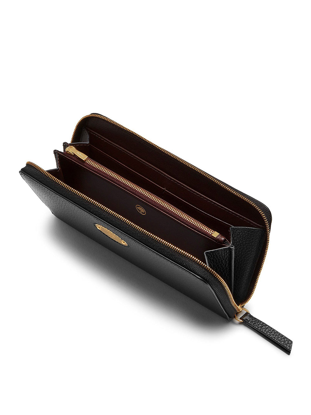 Plaque 8 Credit Card Zip Purse (Black)