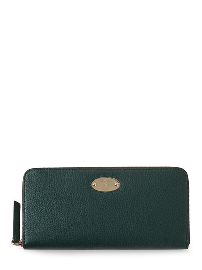 Plaque 8 Credit Card Zip Purse (Mulberry Green)