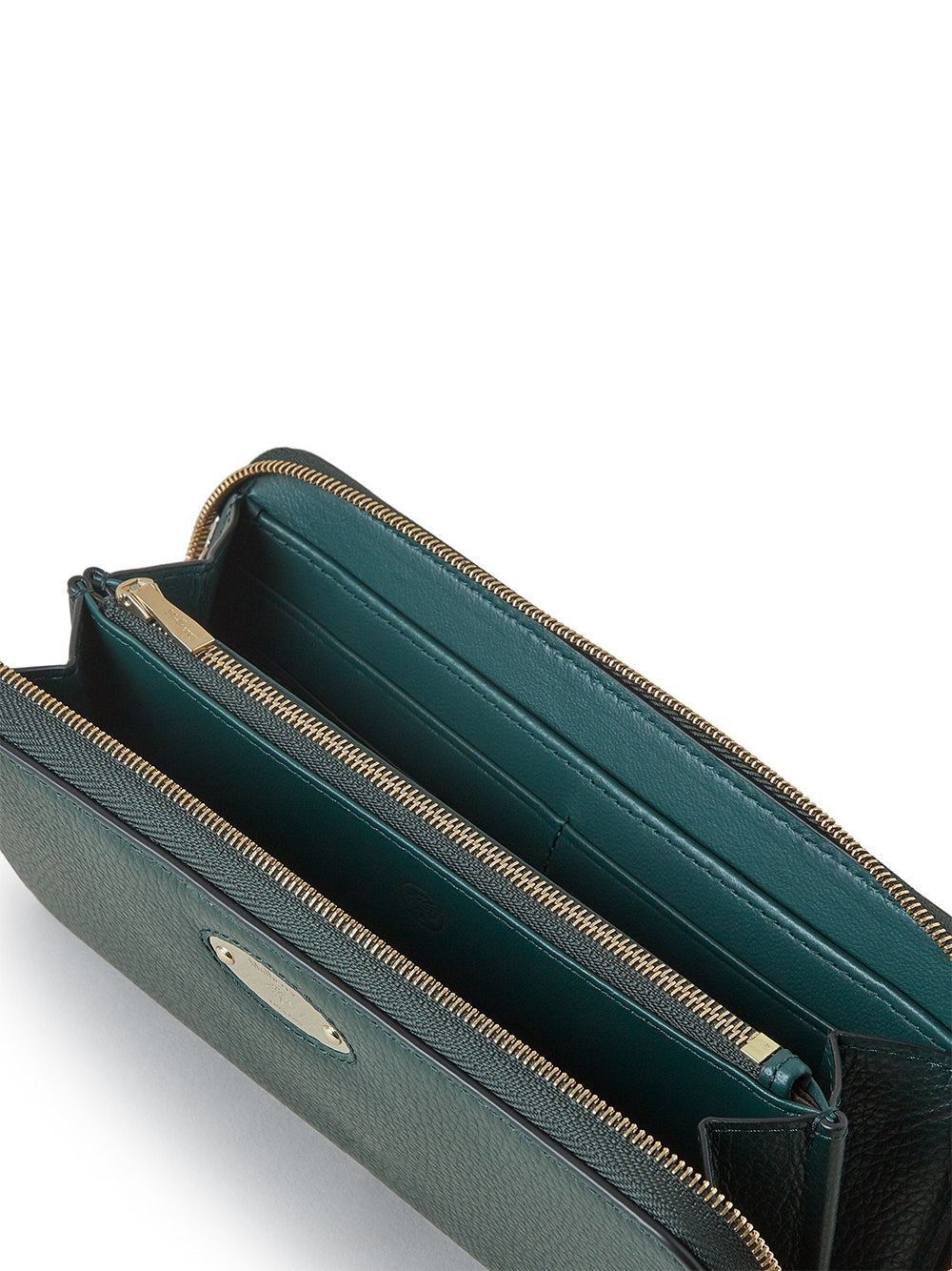 Plaque 8 Credit Card Zip Purse (Mulberry Green)