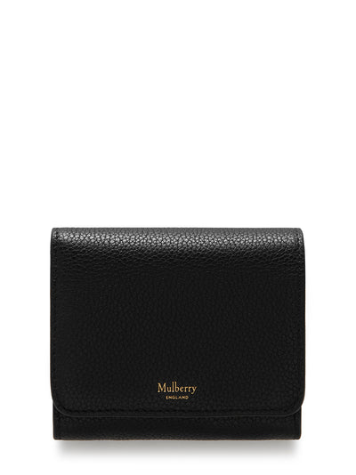 Small Continental French Purse (Black)