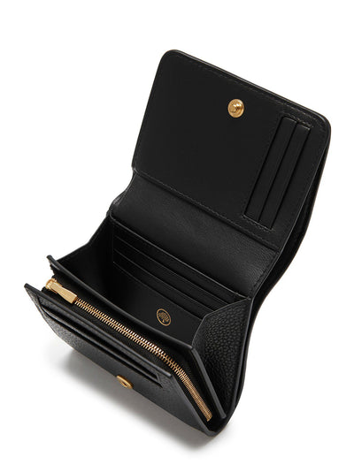 Small Continental French Purse (Black)