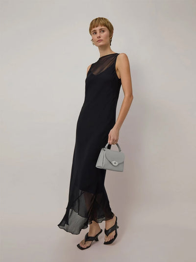 Small Lana Top Handle Pale Grey