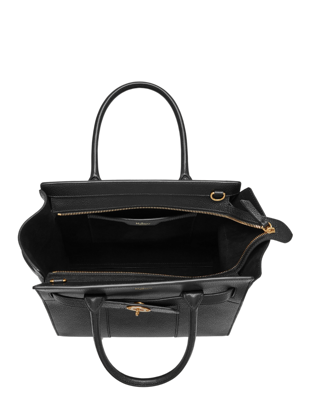 Small Zipped Bayswater (Black)