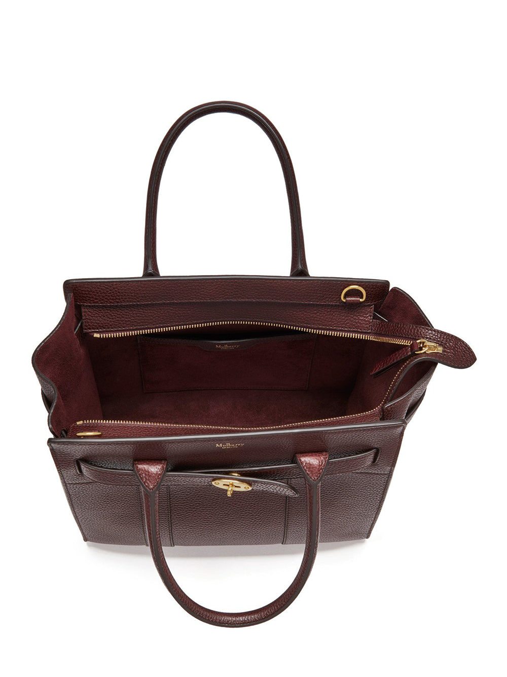Small Zipped Bayswater (Oxblood)