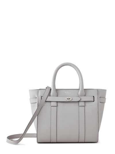 Small Zipped Bayswater (Pale Grey)