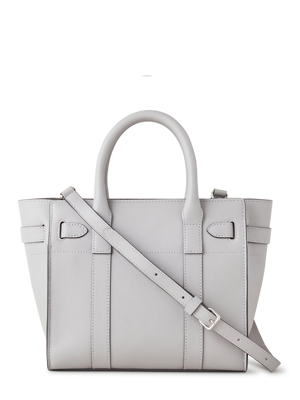 Small Zipped Bayswater (Pale Grey)