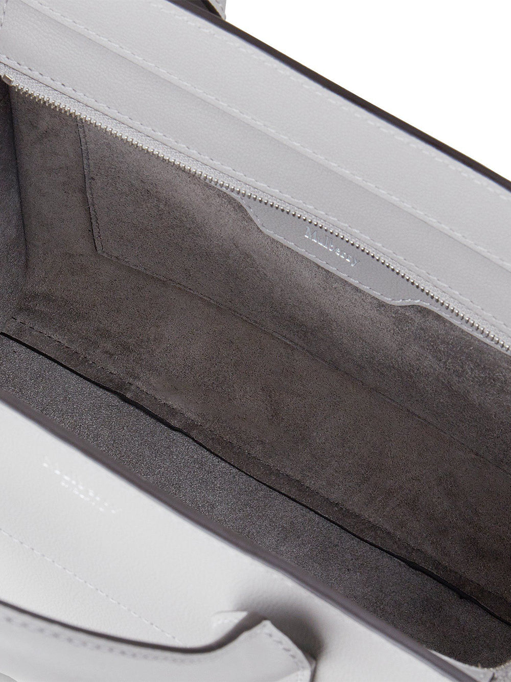 Small Zipped Bayswater (Pale Grey)