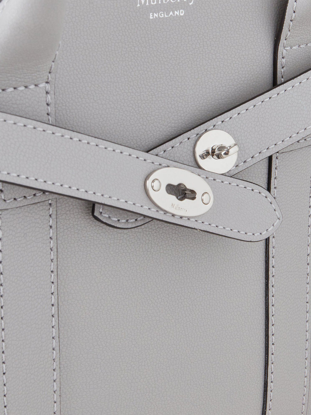 Small Zipped Bayswater (Pale Grey)