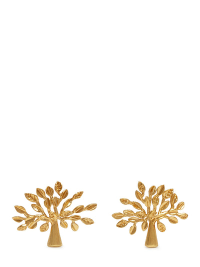 Mulberry Tree Earrings (Brass)