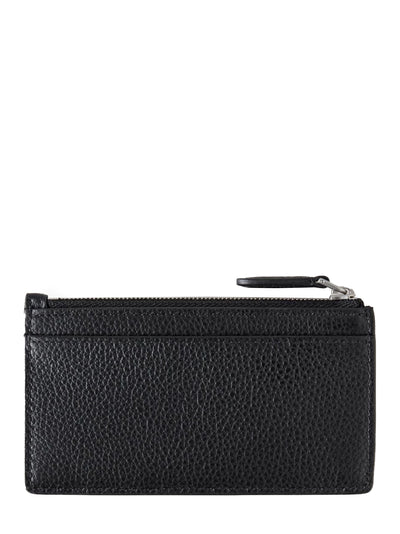 Continental Zipped Long Card Holder (Black)