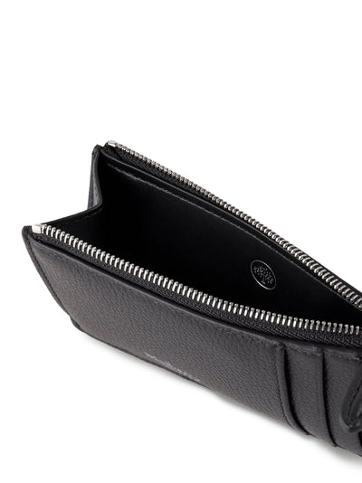 Continental Zipped Long Card Holder (Black)