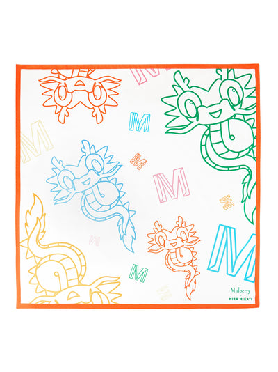 Mulberry x Mira Mikati Dragon Square 70 (Multicolour)