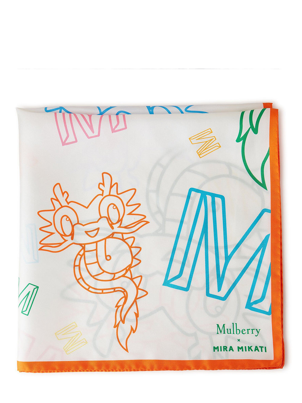 Mulberry x Mira Mikati Dragon Square 70 (Multicolour)