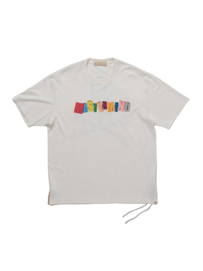 Multi Color Logo Tee (White)