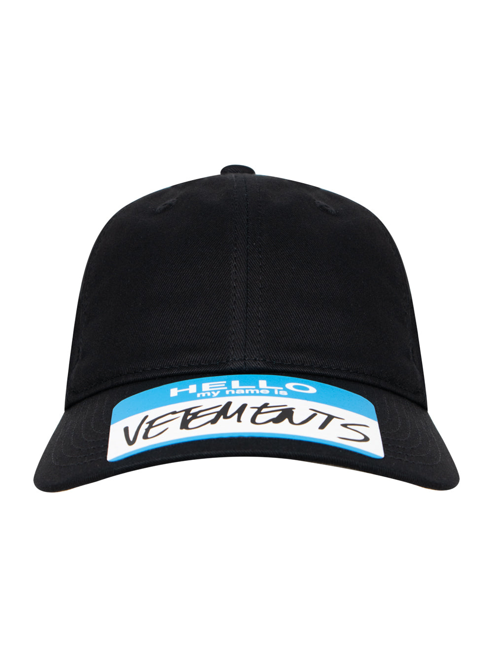 My Name Sticker Cap (Black)