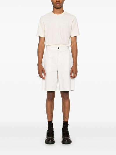 Jakob Cotton Crepe T-Shirt (Ecru)