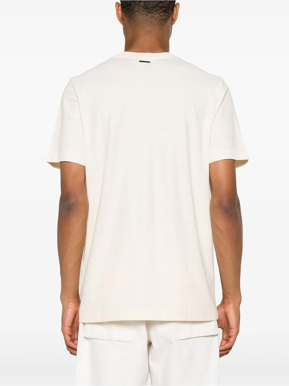 Jakob Cotton Crepe T-Shirt (Ecru)