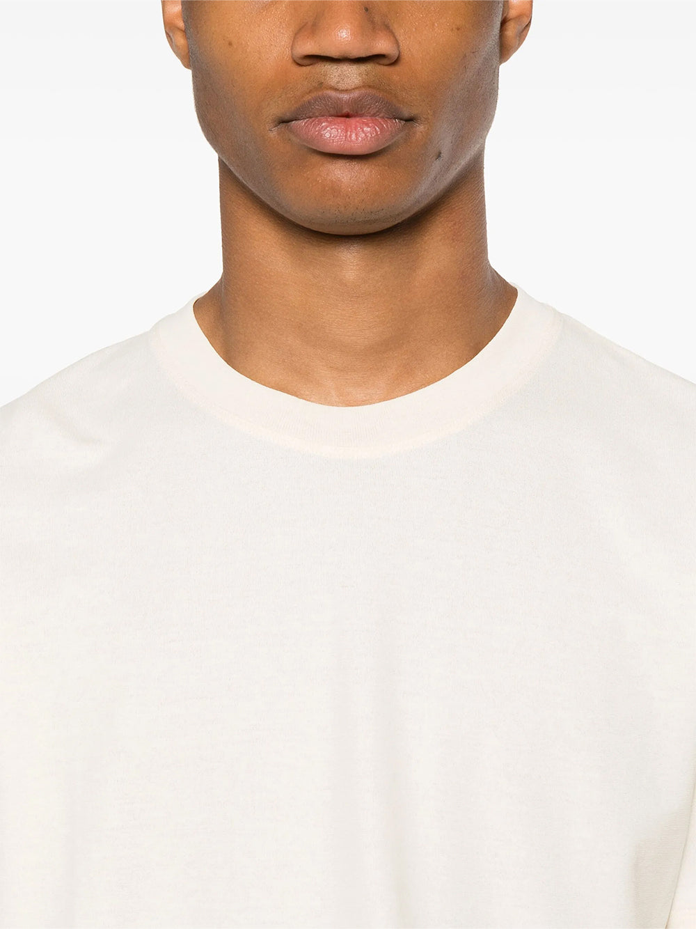 Jakob Cotton Crepe T-Shirt (Ecru)