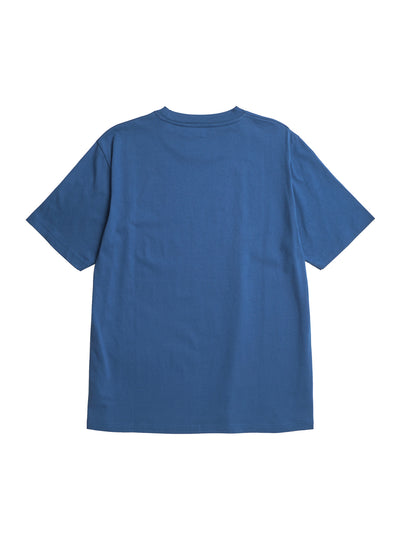 Johannes Organic Norse Logo Print T-Shirt (Estate Blue)
