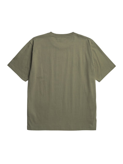Johannes Organic Norse Logo Print T-Shirt (Olive Night)