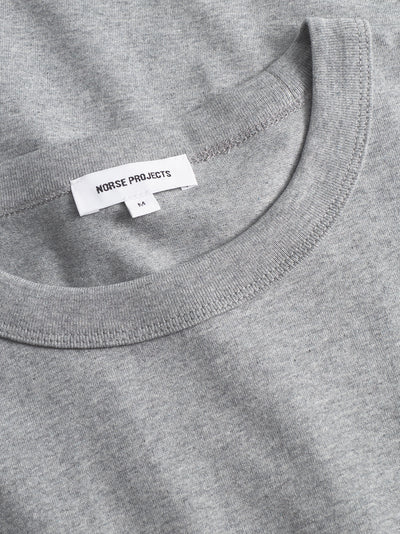 Holger Organic Optic Print T-Shirt (Grey Melange)
