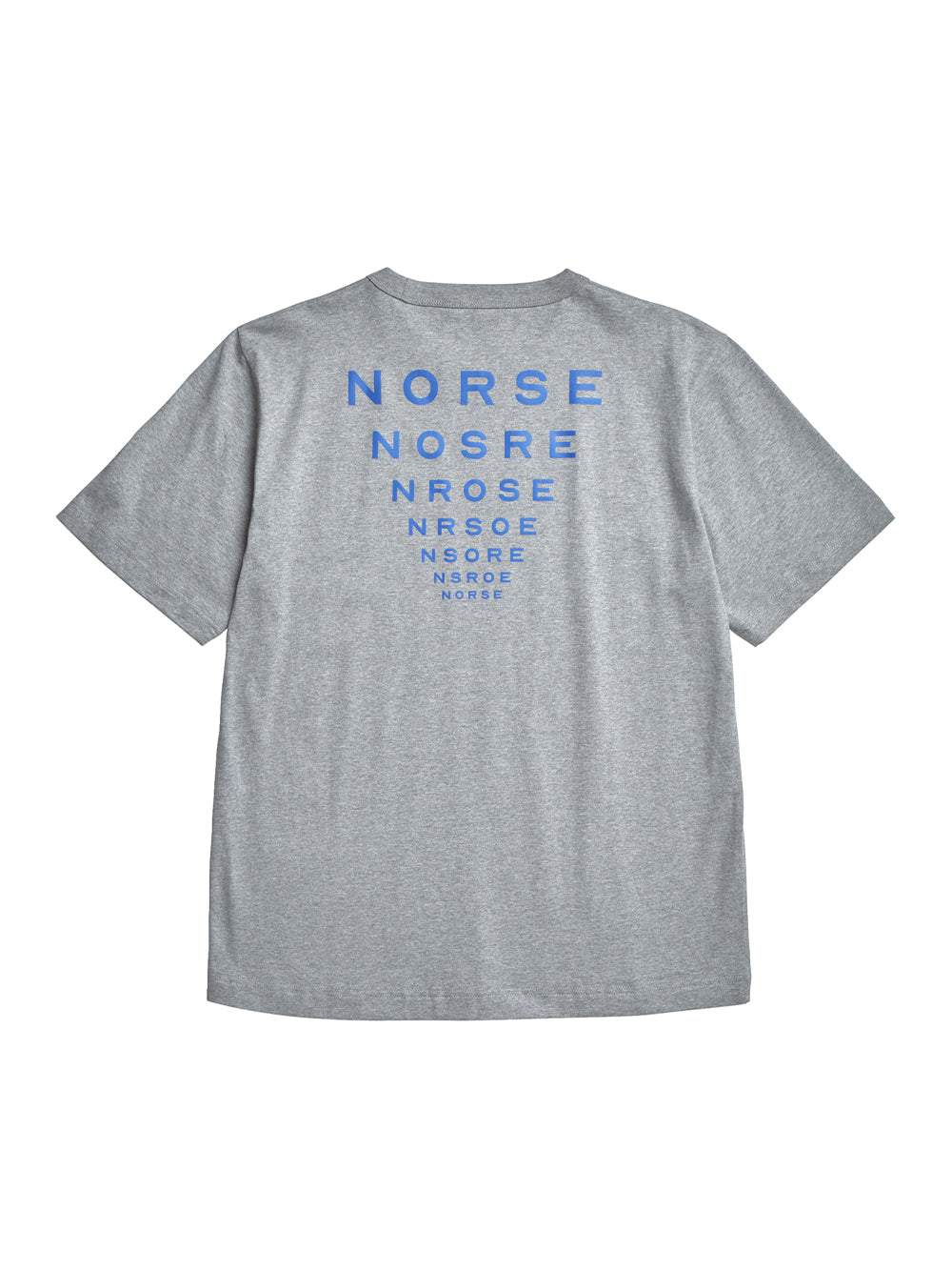 Holger Organic Optic Print T-Shirt (Grey Melange)