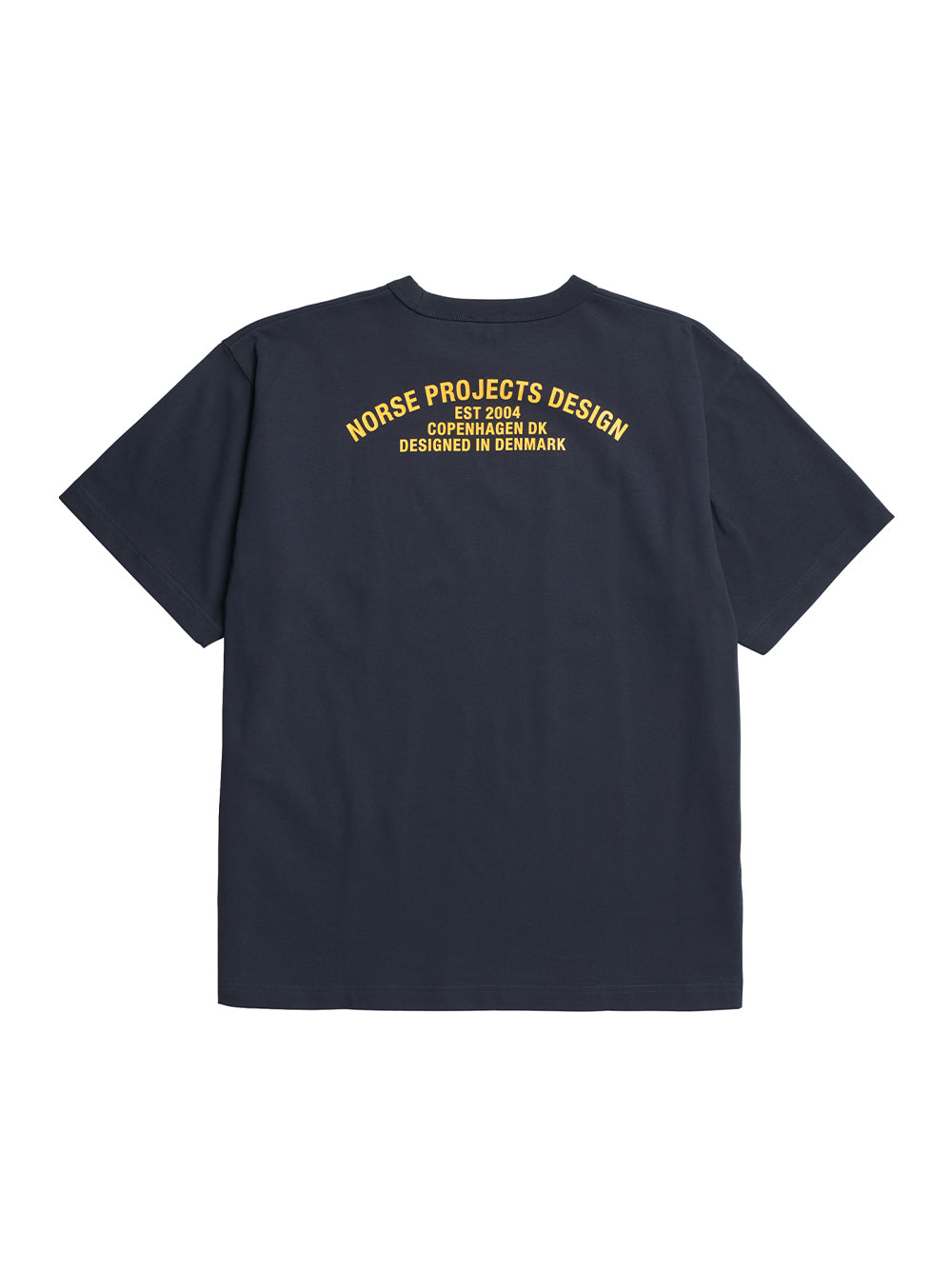 Simon Organic Arch Print T-Shirt (Dark Navy)