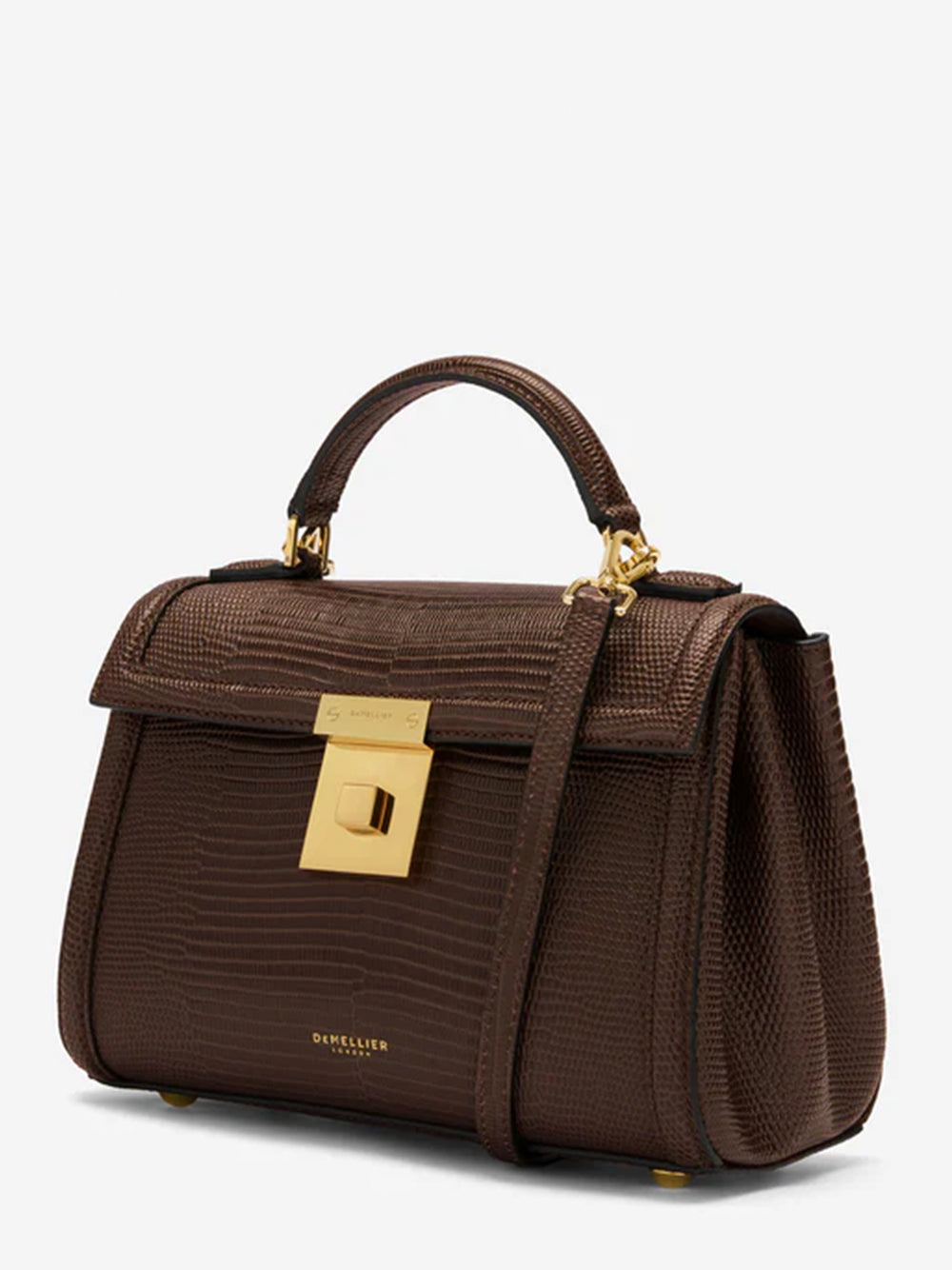 Paris Handbag (Espresso Lizard)
