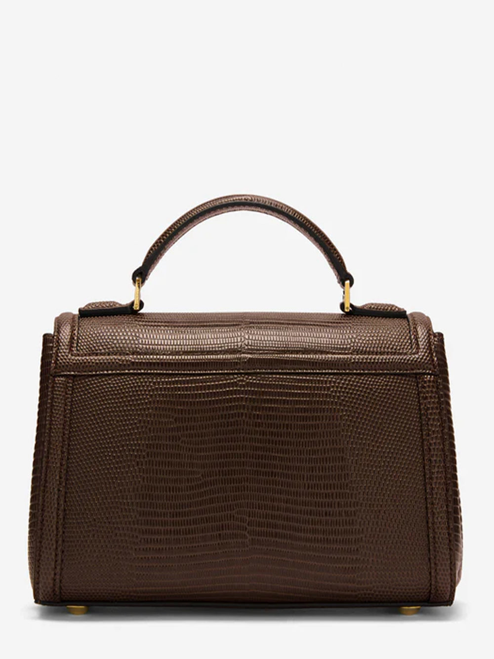 Paris Handbag (Espresso Lizard)