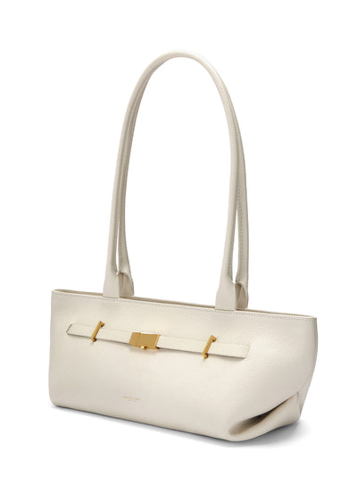 New York Shoulder Handbag (Off-White)