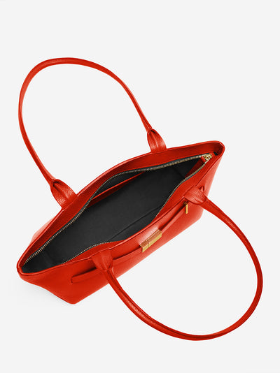 New York Shoulder Handbag (Poppy Red)