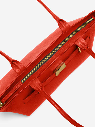 New York Shoulder Handbag (Poppy Red)