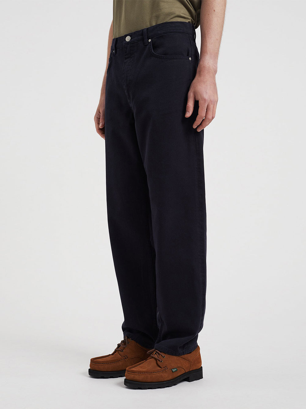 Mogens Relaxed 5 Pocket Heavy Twill (Dark Navy)