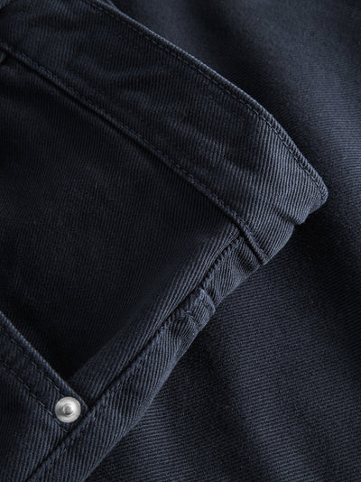 Mogens Relaxed 5 Pocket Heavy Twill (Dark Navy)