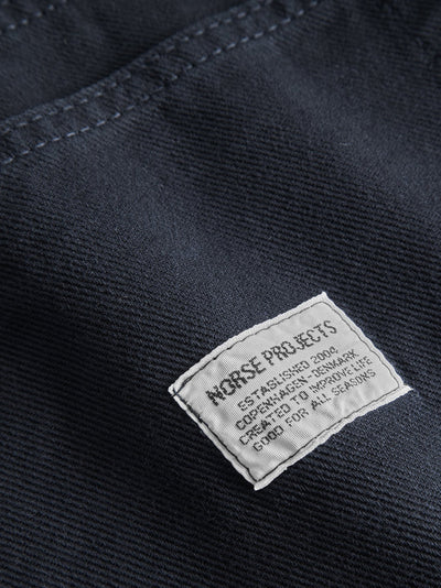Mogens Relaxed 5 Pocket Heavy Twill (Dark Navy)