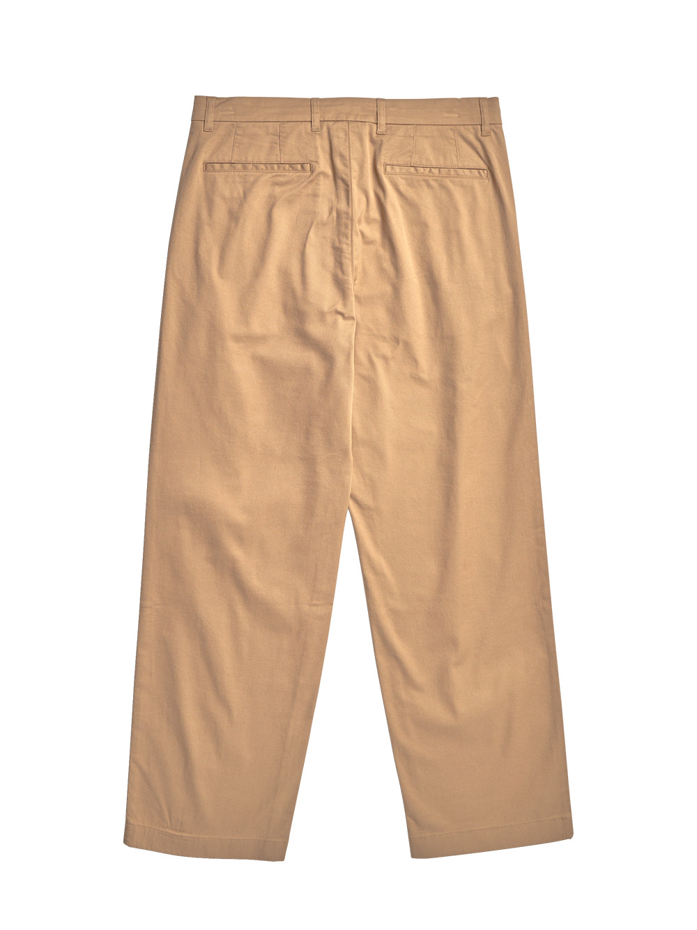 Benn Relaxed Twill Pleated Trouser (Utility Khaki)