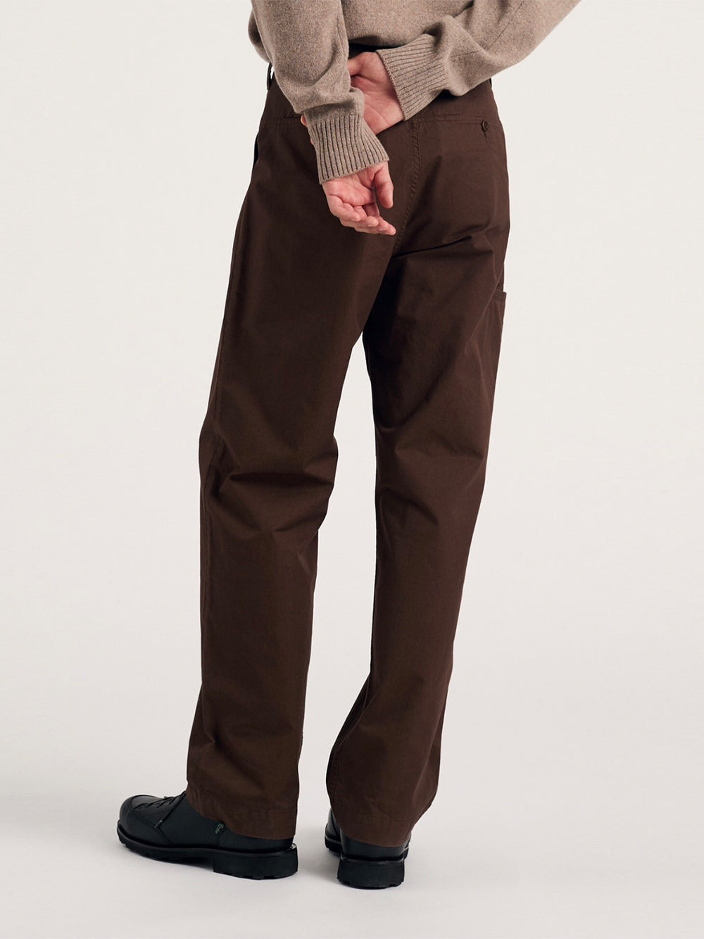 Gorm Relaxed Mineral Dyed Fine Twill Cargo Pants (Espresso)