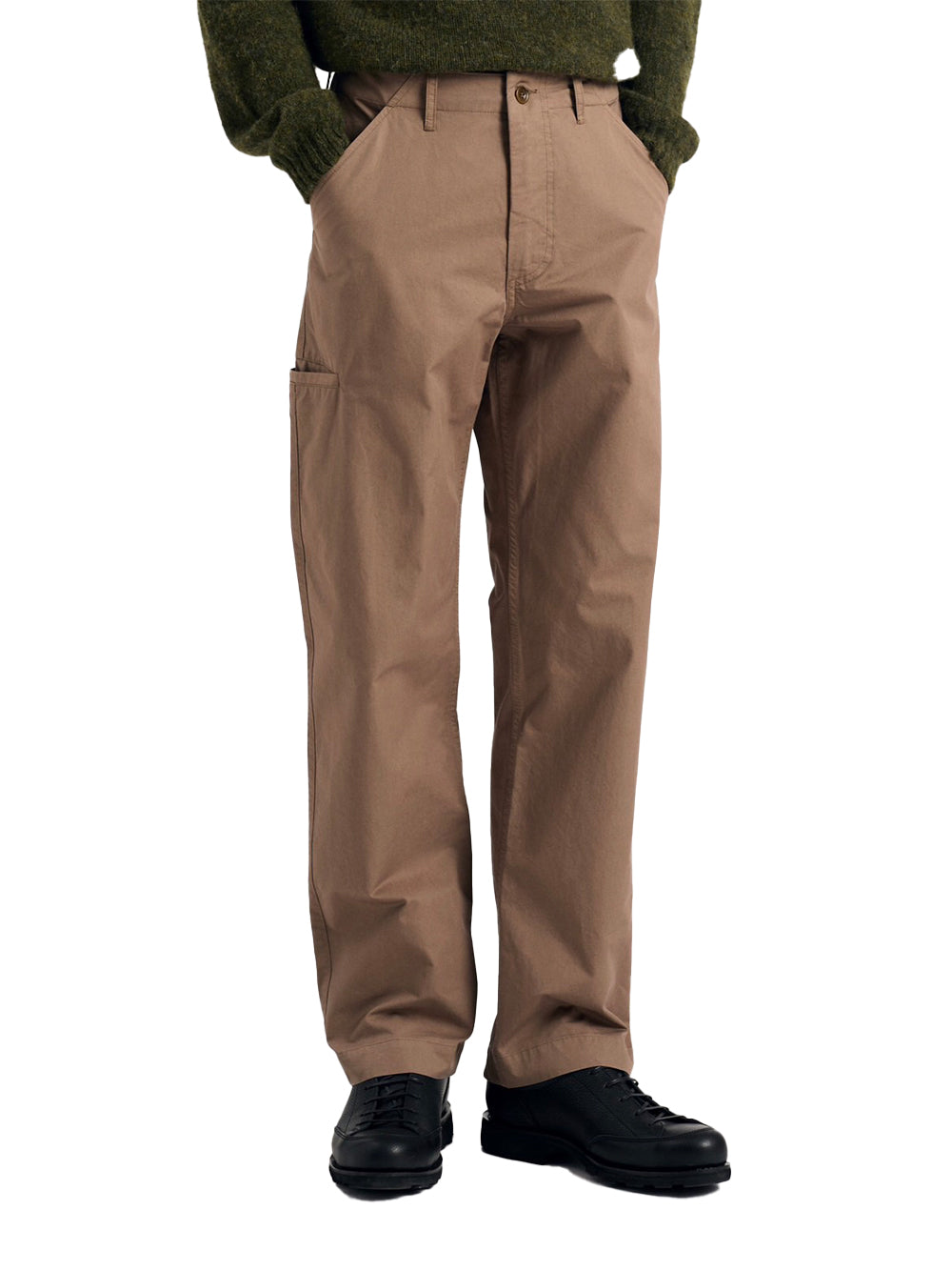 Gorm Relaxed Mineral Dyed Fine Twill Cargo Pants (Walnut)