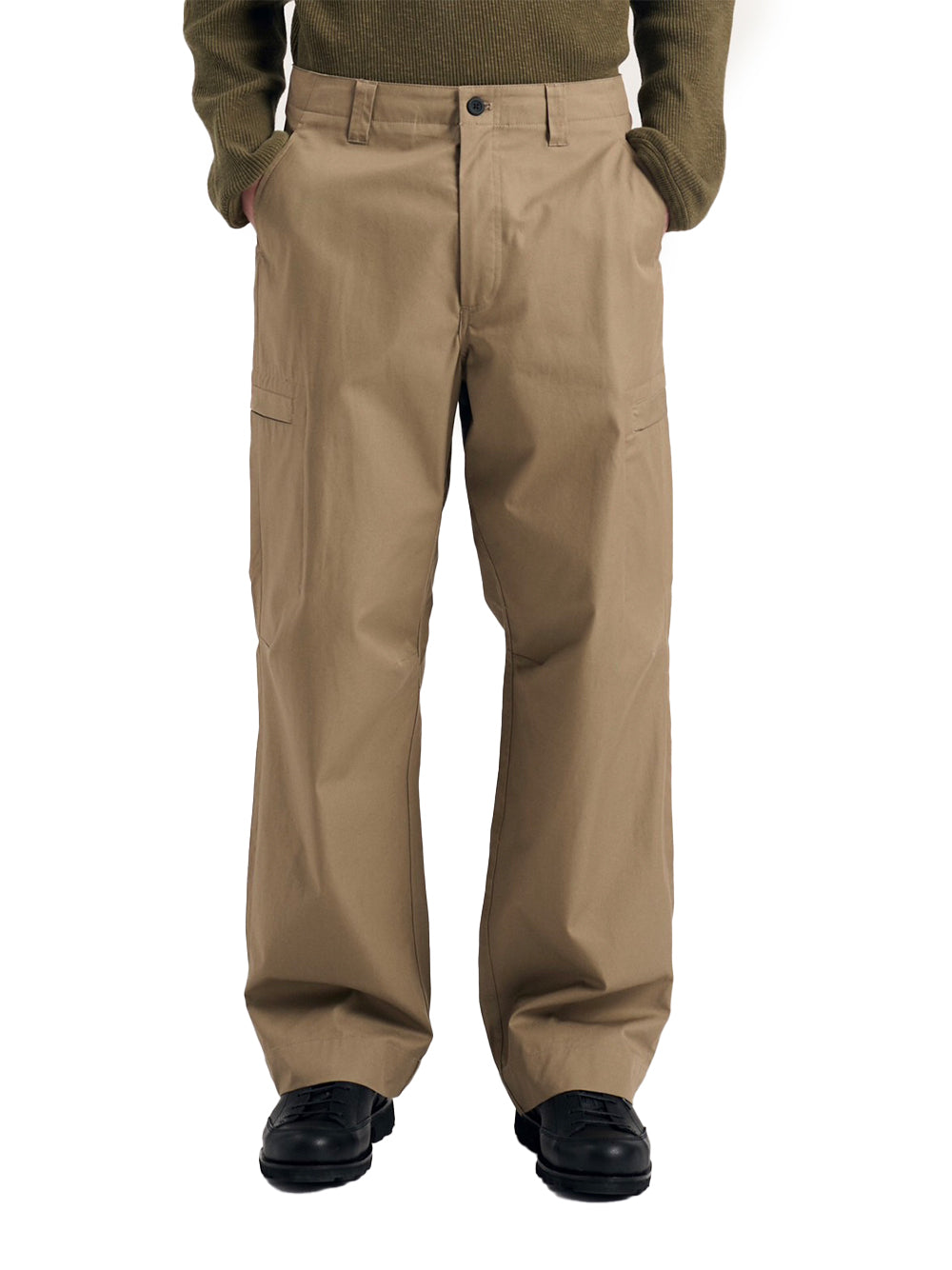 Hans Gear Cotton Twill Cargo Pants (Utility Khaki)