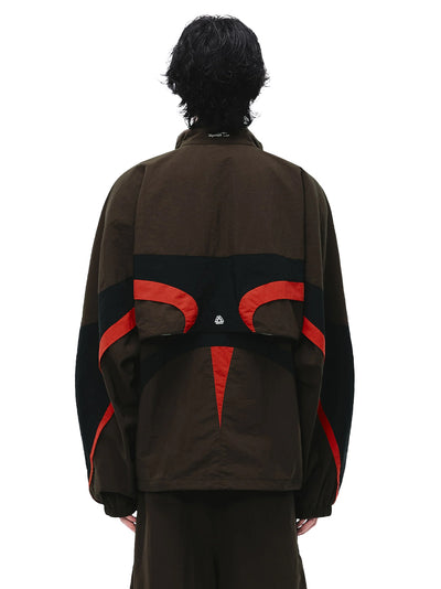 Lineage Windbreaker Jacket Soil Brown