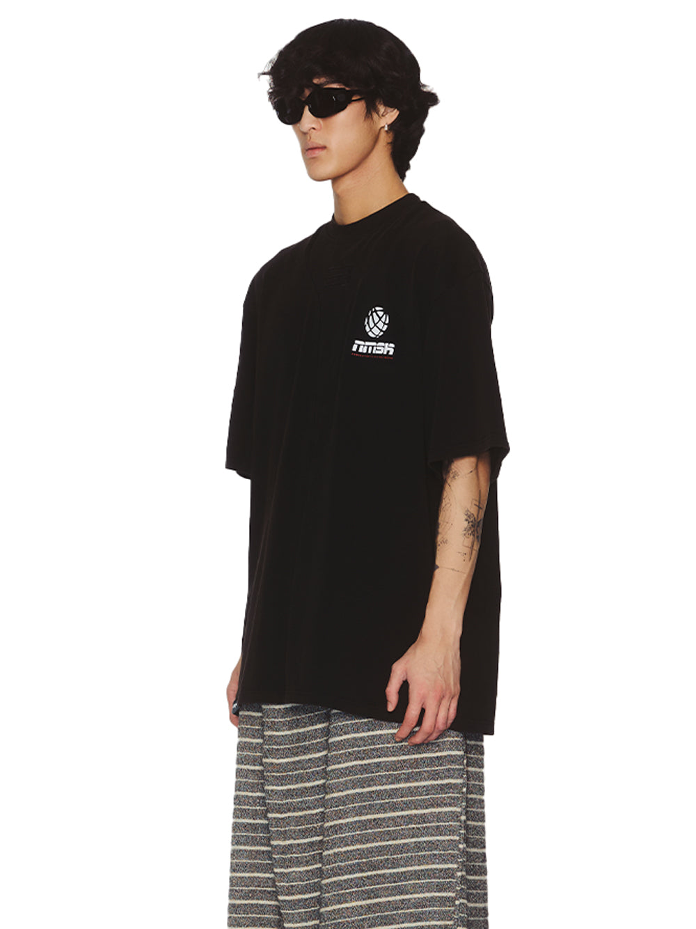 Sava Washed Oversized Estate Tee  Euphoric Black