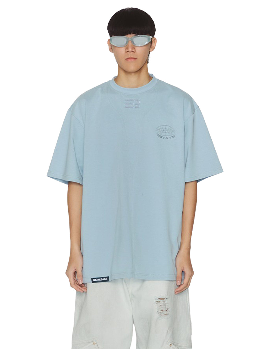 Sava Oversized Speaker Tee  Tradewind Blue