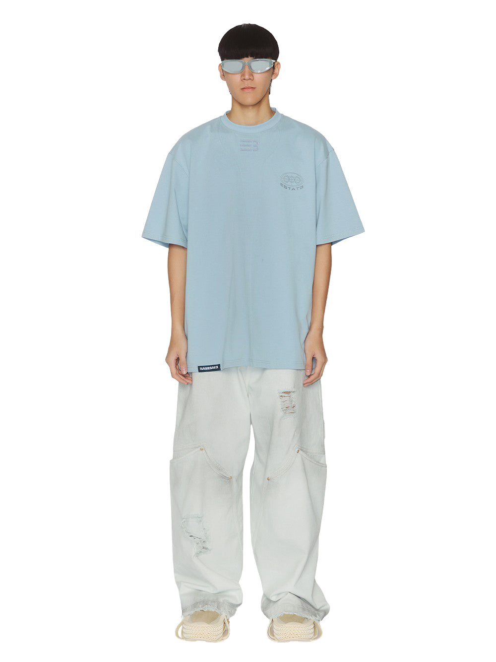 Sava Oversized Speaker Tee  Tradewind Blue