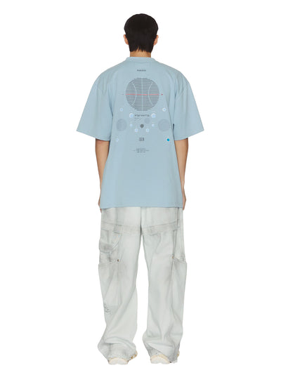 Sava Oversized Speaker Tee  Tradewind Blue