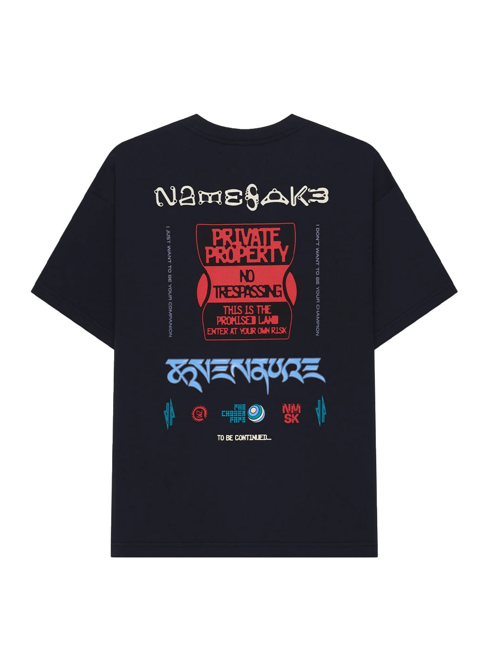 Sava Oversized Warning Tee Euphoric Black