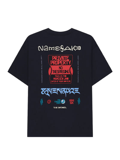 Sava Oversized Warning Tee Euphoric Black